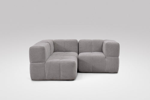 3 Teiliges Modulares Sofa – Grau-1