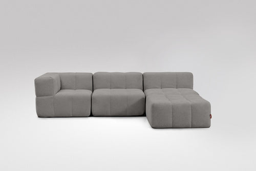 4 Teiliges Modulares Sofa – Grau-1
