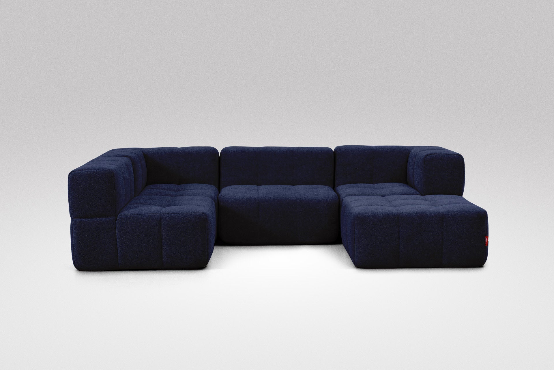 5 Teiliges Modulares Sofa – Blau-1