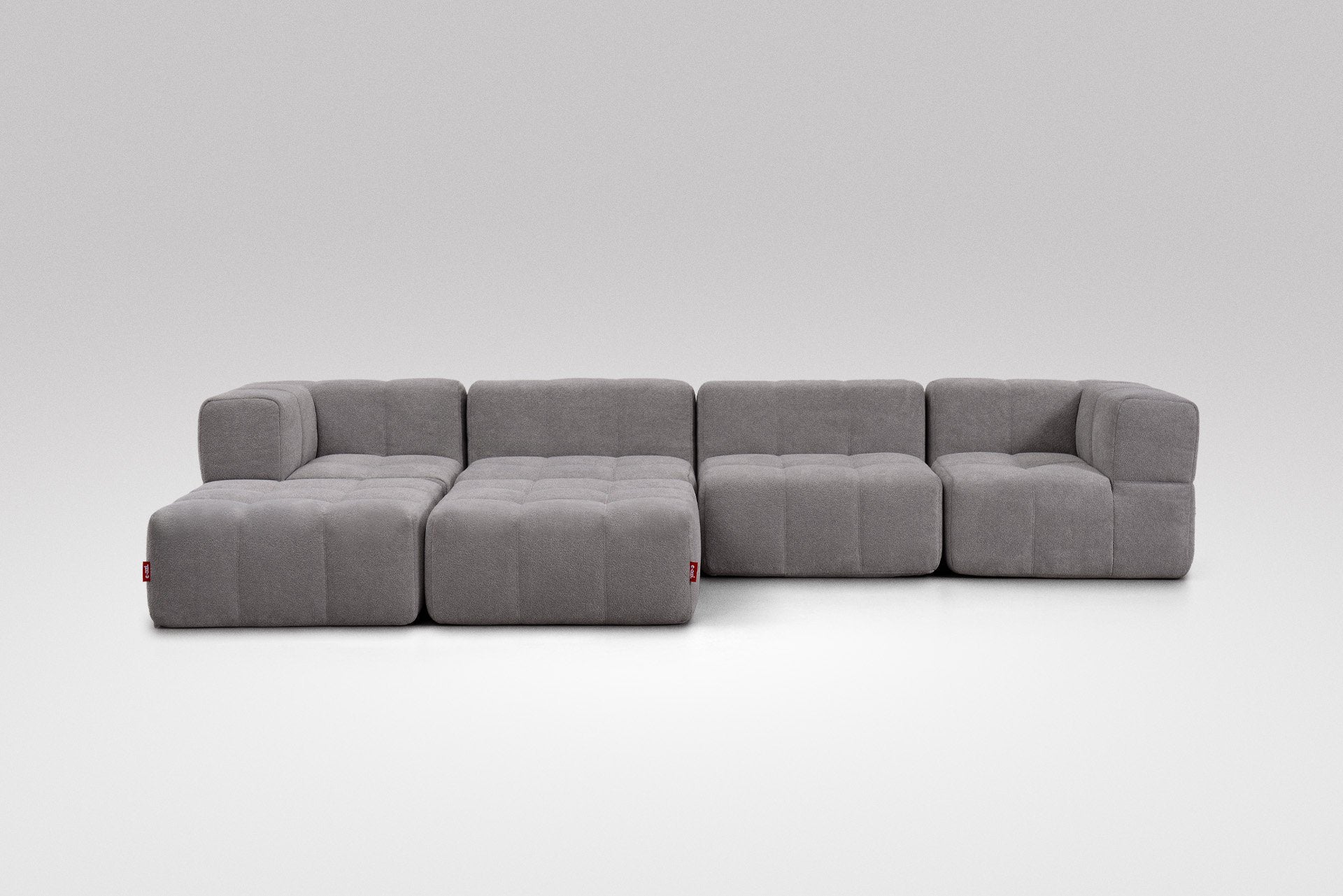 6 Teiliges Modulares Sofa – Grau