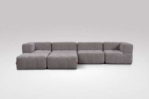 6 Teiliges Modulares Sofa – Grau