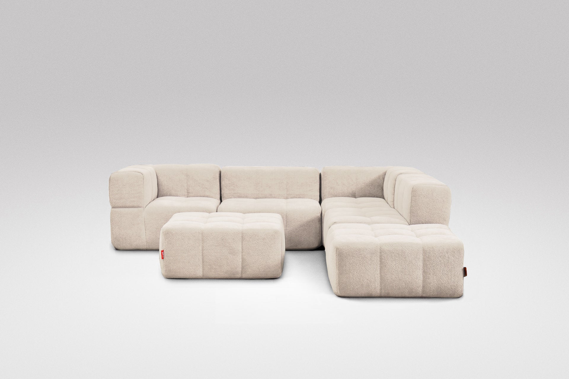 6-Piece Modular Sofa – Beige-1