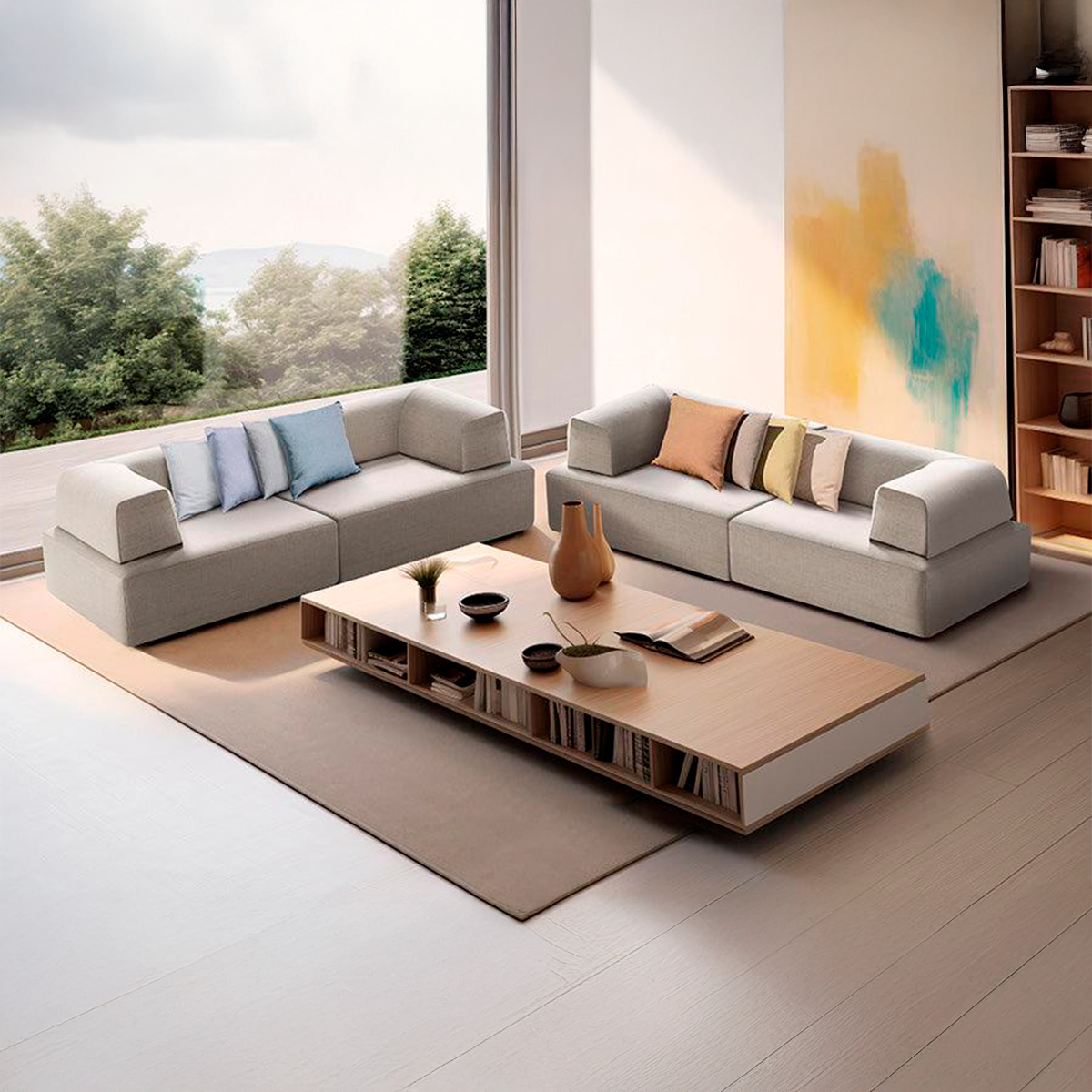 Modul-Sofa Puzzle – Konfigurierbares modulares Sofa für Dein Wohnzimmer-0