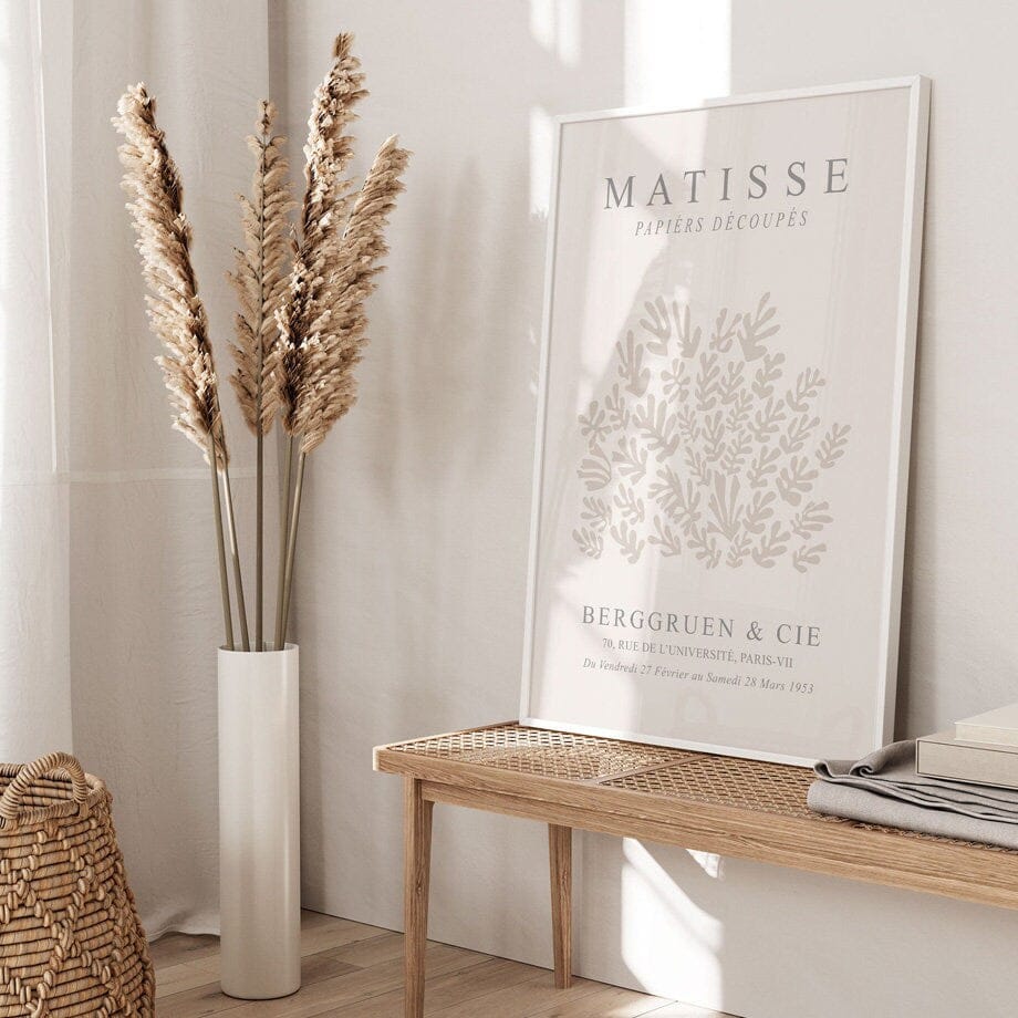 Poster Boho Abstrakt Matisse Berggruen & Cie · Bilder Wohnzimmer | Wandbilder Schlafzimmer | Deko Print ohne Rahmen | Bilder  Kunstdruck-1