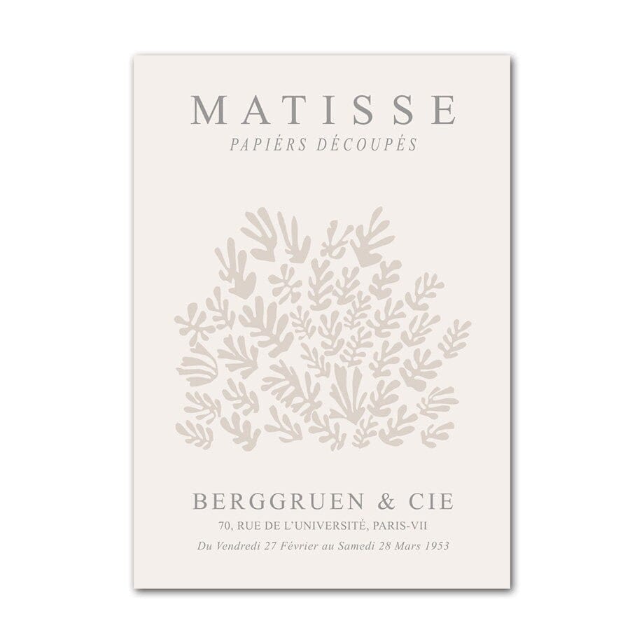 Poster Boho Abstrakt Matisse Berggruen & Cie · Bilder Wohnzimmer | Wandbilder Schlafzimmer | Deko Print ohne Rahmen | Bilder  Kunstdruck-4