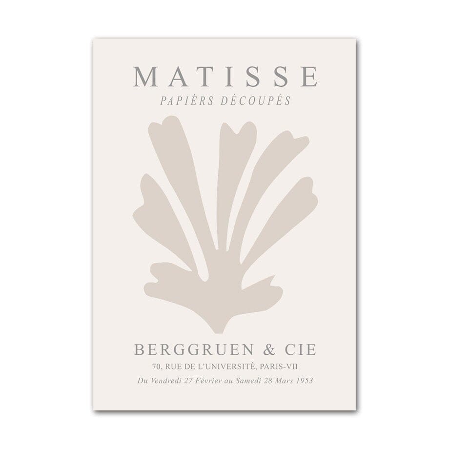 Poster Boho Abstrakt Matisse Berggruen & Cie · Bilder Wohnzimmer | Wandbilder Schlafzimmer | Deko Print ohne Rahmen | Bilder  Kunstdruck-5