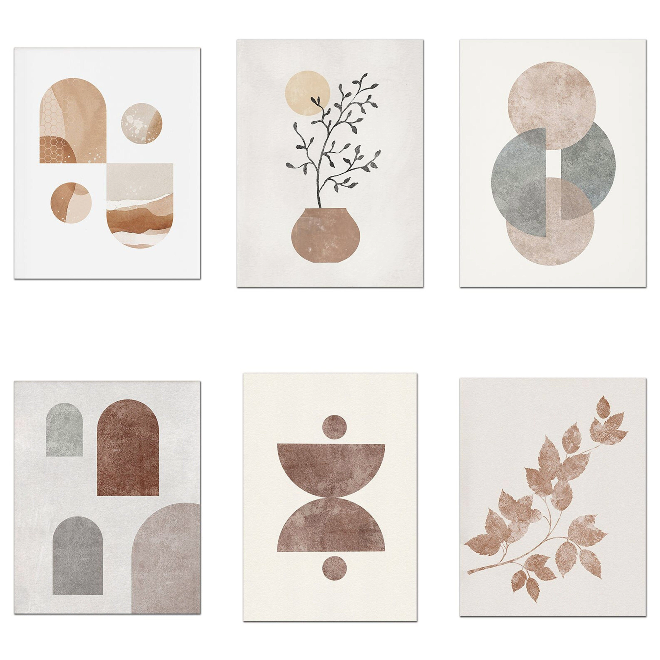 Botanik Blumen Poster  · Bilder Wohnzimmer · Wandbilder Schlafzimmer · Deko Print ohne Rahmen-0