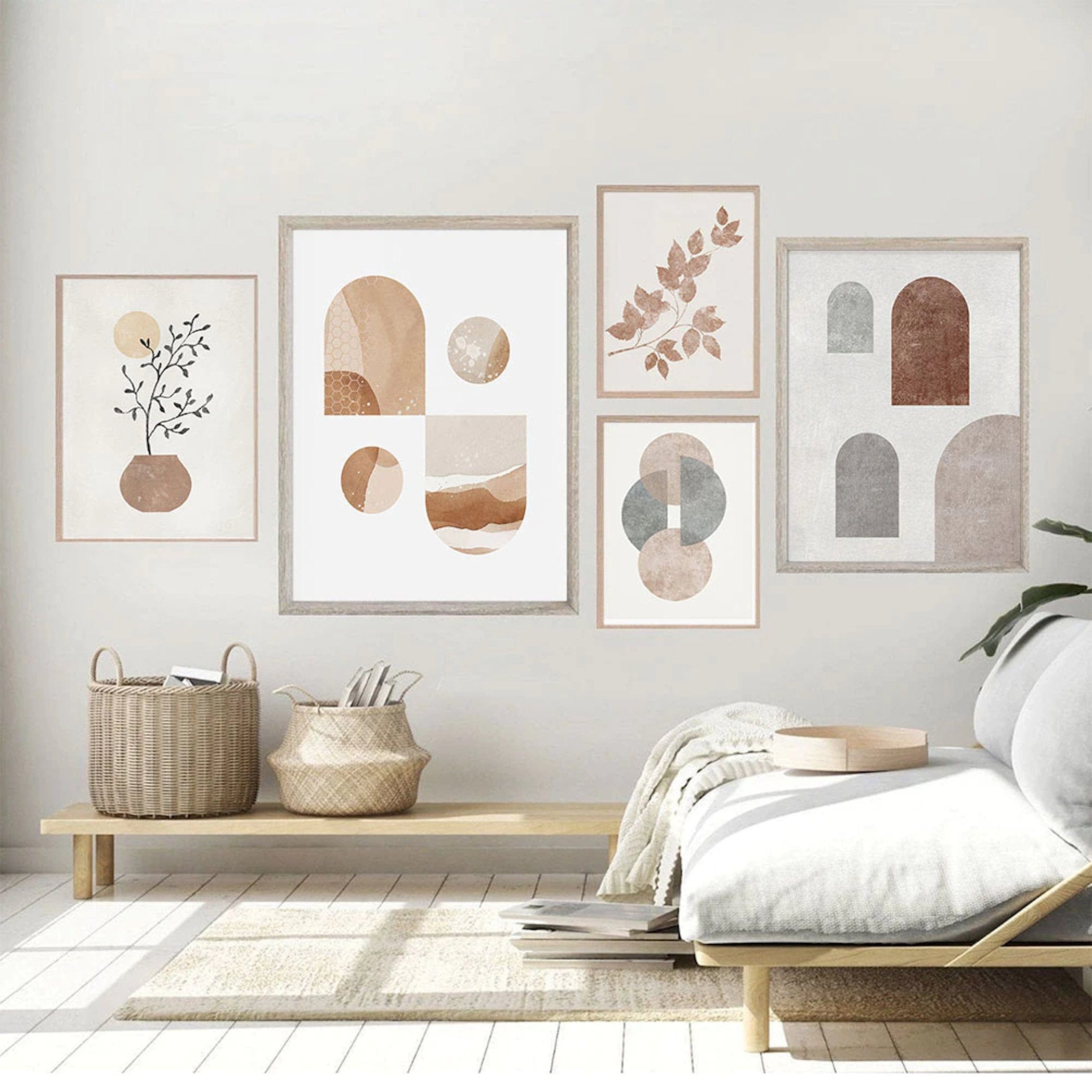 Botanik Blumen Poster  · Bilder Wohnzimmer · Wandbilder Schlafzimmer · Deko Print ohne Rahmen-1