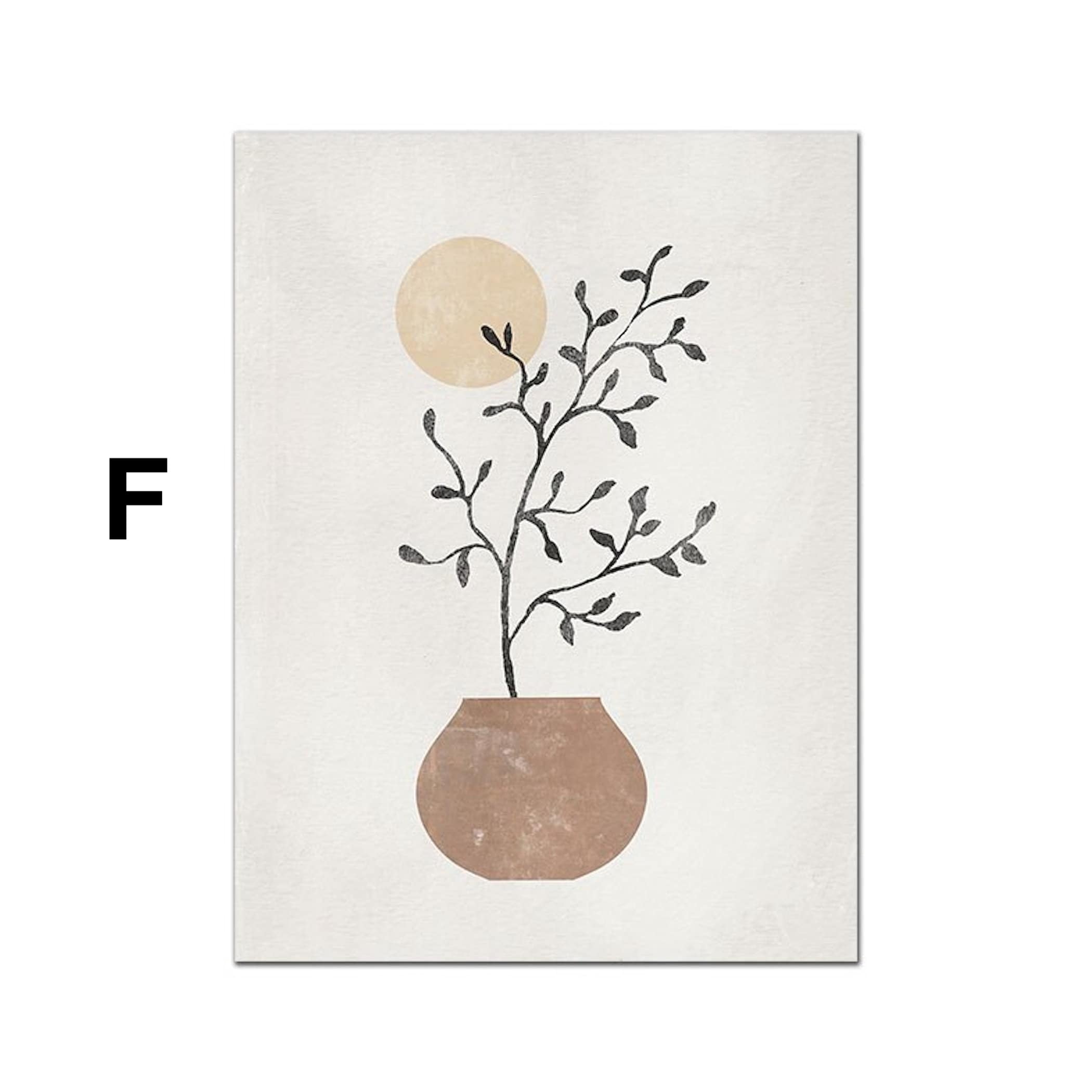 Botanik Blumen Poster  · Bilder Wohnzimmer · Wandbilder Schlafzimmer · Deko Print ohne Rahmen-7