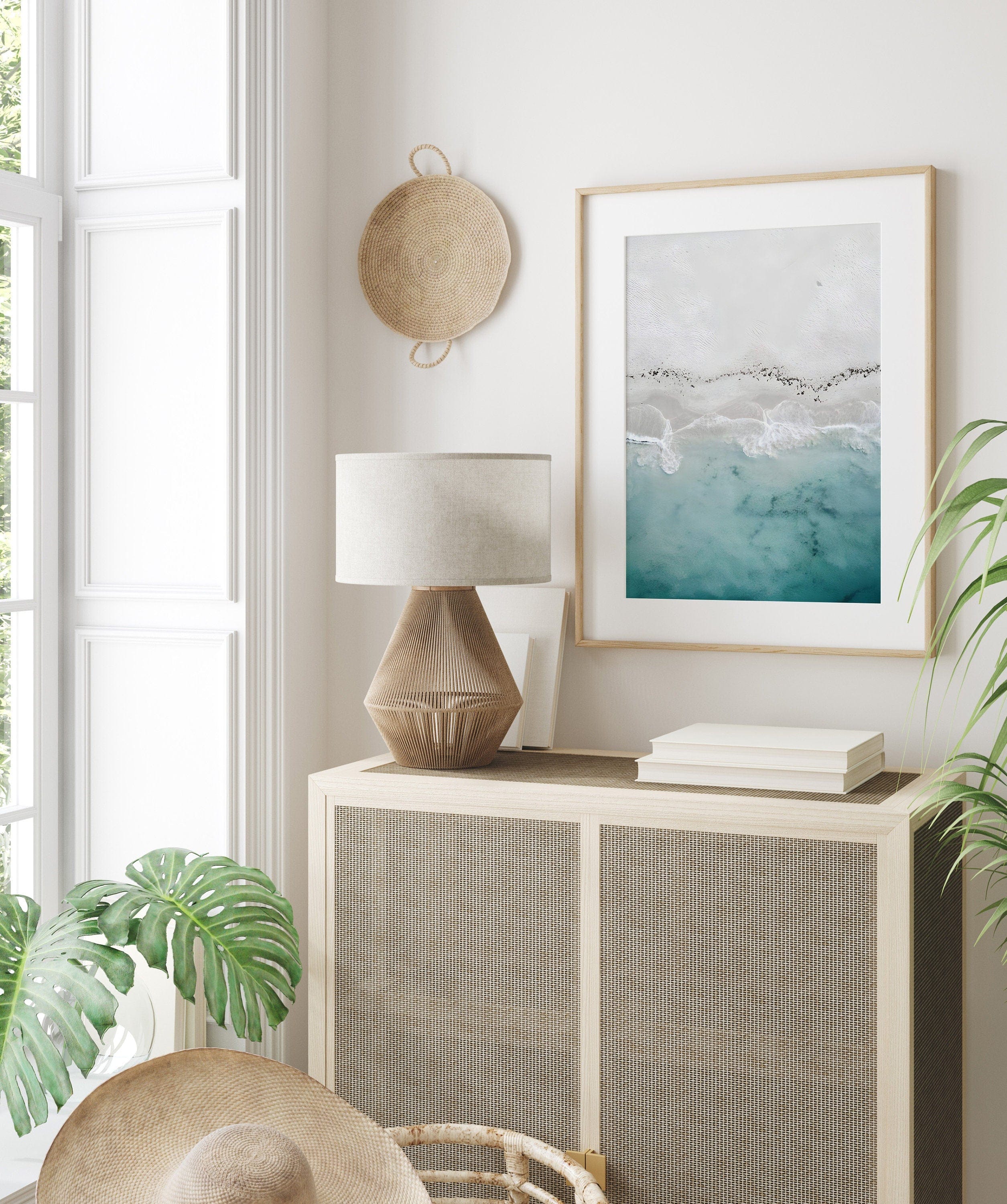 Poster Urlaub Ananas Pool Strand Surfbrett Buggy Wassermelone · Bilder Wohnzimmer & Schlafzimmer ·  Wand Deko · Kunst Druck ohne Rahmen-6