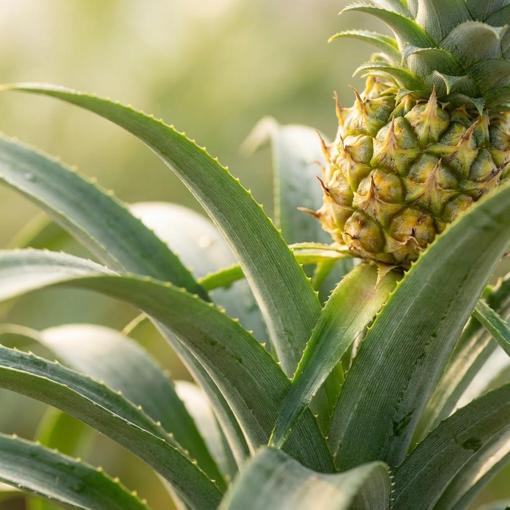 Ananaspflanze Mi Amigo – Ø12cm – Höhe 35-40cm – Tropische Zimmerpflanze mit dekorativer Mini – Ananas – Exotische Pflanze für Wohnraum & Büro-1